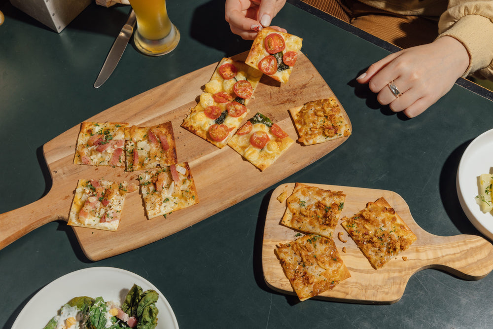 german snack pizza
